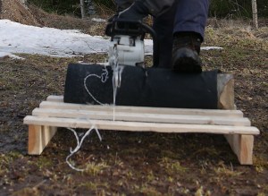 Stihl sahaa turvahousuihin
