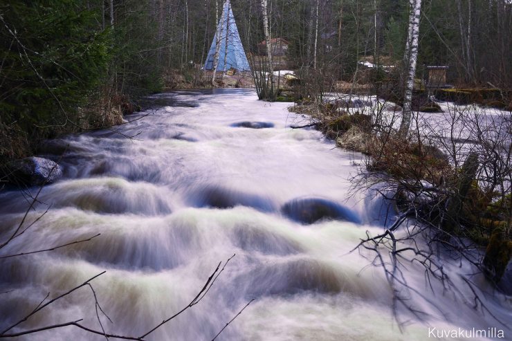 Hernesalmen myllyn koski