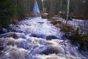 Hernesalmen myllyn koski