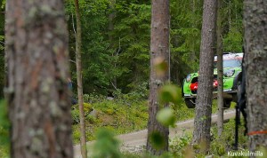 Big jump Neste Rally Finland Tero Hintsa