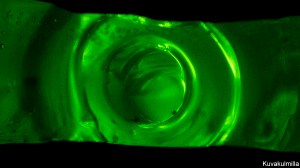 Laservalo jään läpi Tero Hintsa