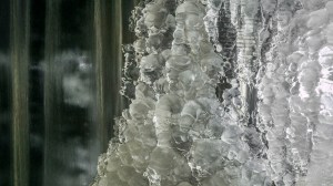 Jäätä Törnävän saaren padolla Tero Hintsa