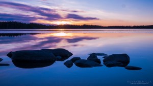 Auringonlasku Seinäjoen Kyrkösjärvellä Tero Hintsa